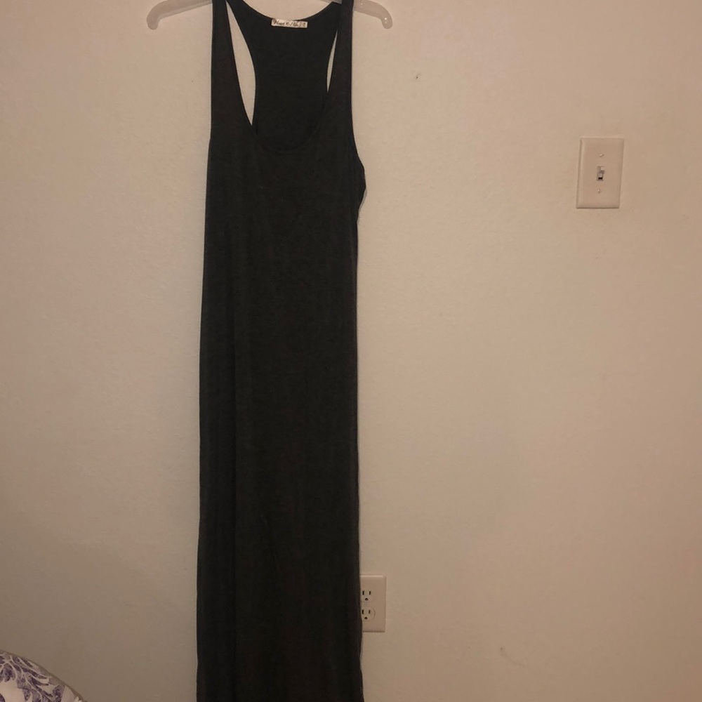 Grey maxi dress